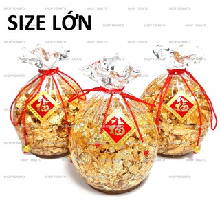 (SIZE LỚN)TÚI TIỀN VÀNG PHONG THỦY 01 CAO 12CM THỜ CÚNG-VẬT PHẨM PHONG THỦY PHẬT GIÁO