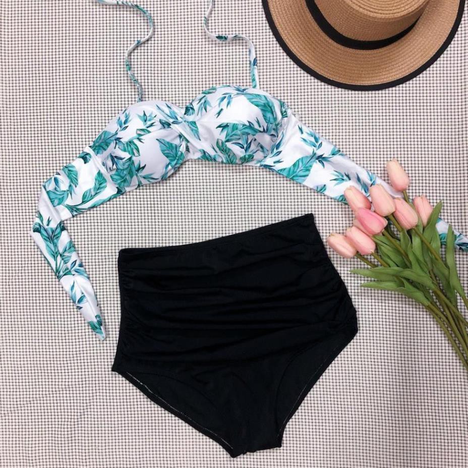 Bán tách lẻ áo/quần đồ bơi áo bèo kín đáo nhiều màu bikini hè - ảnh thật shop chụp