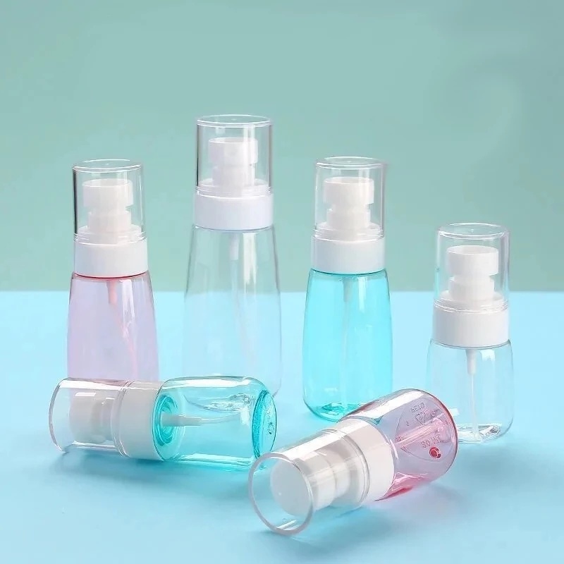 Chai Rỗng Trong Suốt 100ml Dùng Chiết Xà Phòng Dạng Nhấn Tiện Dụng Khi Đi Du Lịch