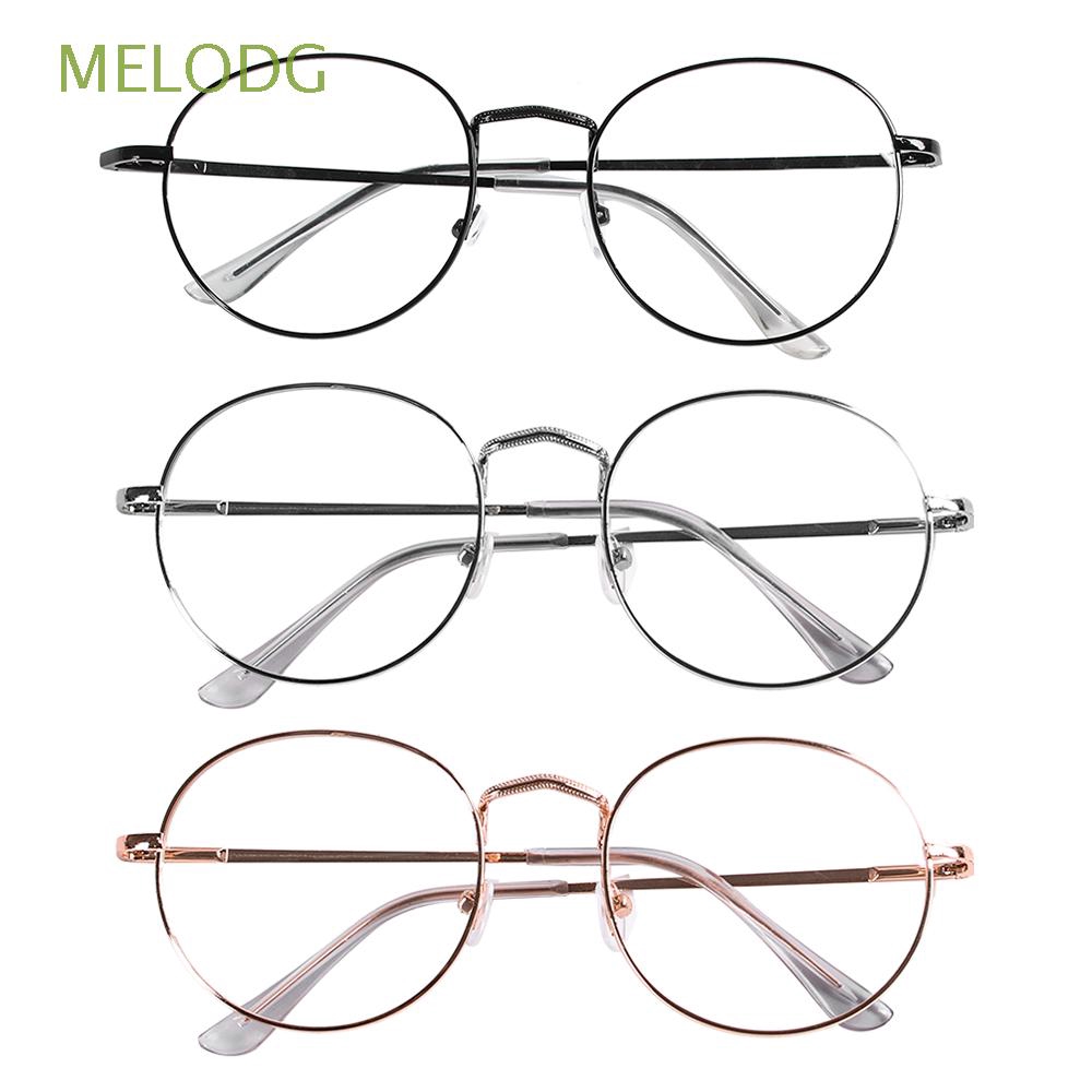 Kính mắt gọng kim loại tròn oversized phong cách vintage