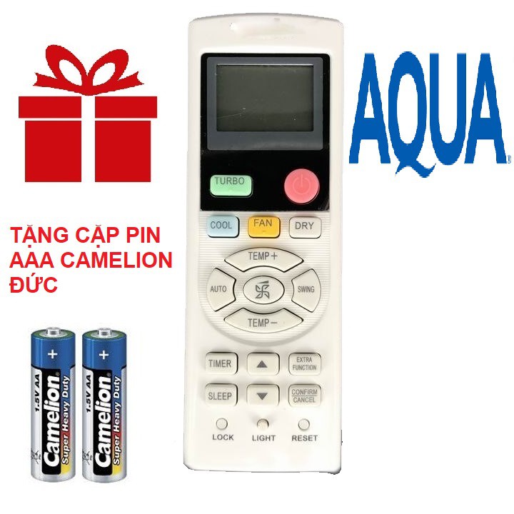 REMOTE ĐIỀU KHIỂN MÁY LẠNH AQUA MẪU 2 - ĐIỀU KHIỂN ĐIỀU HÒA AQUA MẪU 2