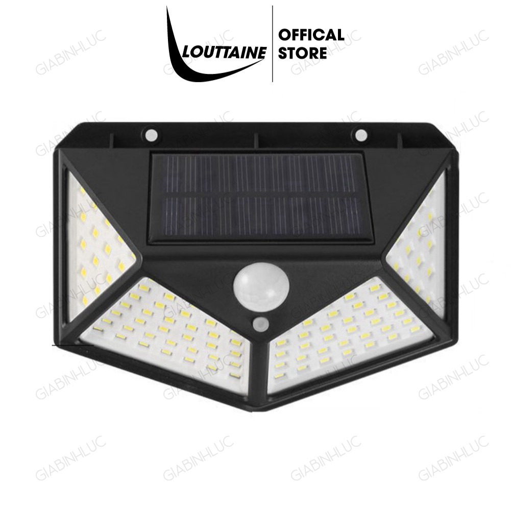 B530 Đèn năng lượng mặt trời cảm biến chuyển động đèn led tích điện cảm biến 20 W 100 bóng led nhỏ