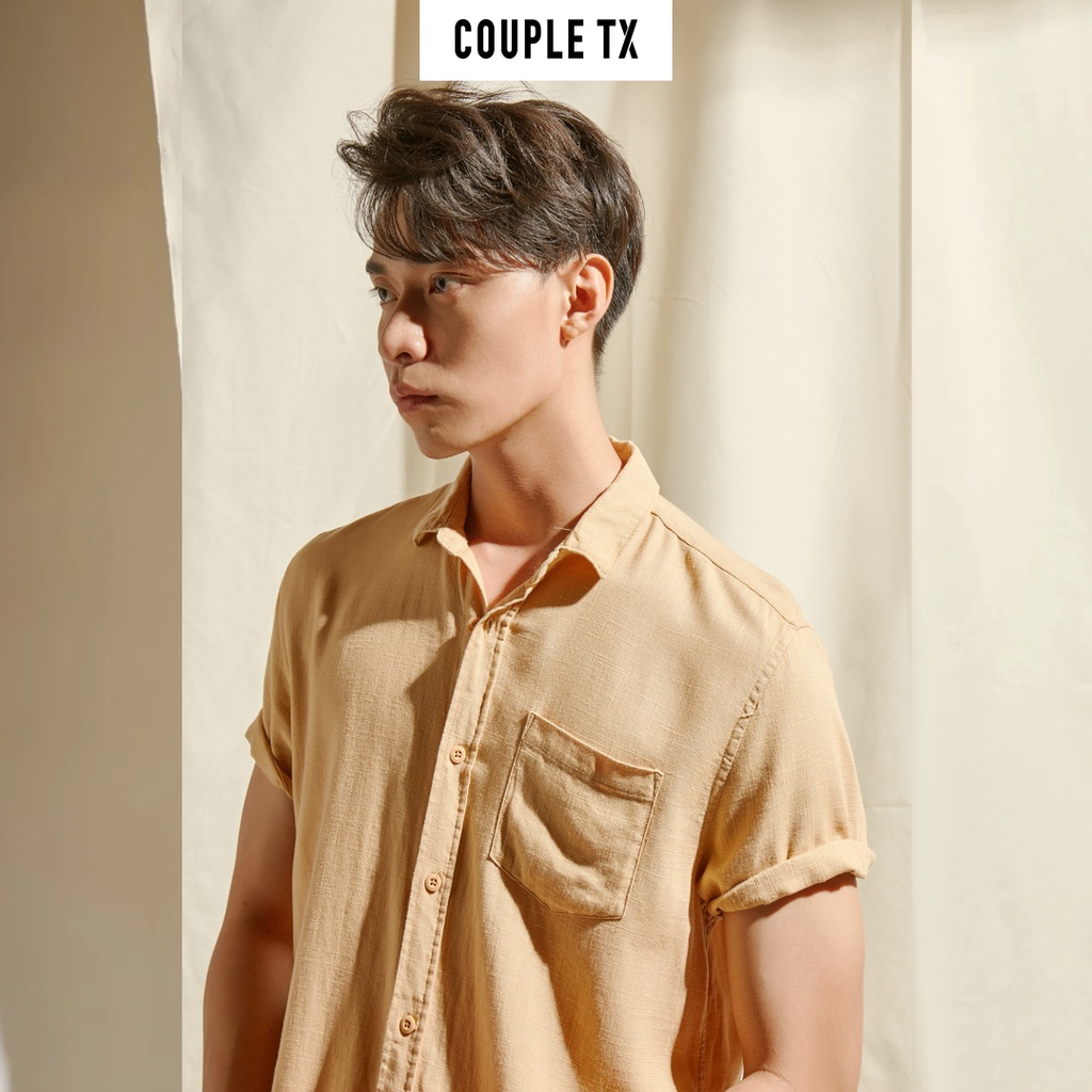 Áo Sơ Mi Nam Linen Tay Ngắn Couple TX MSH 3014