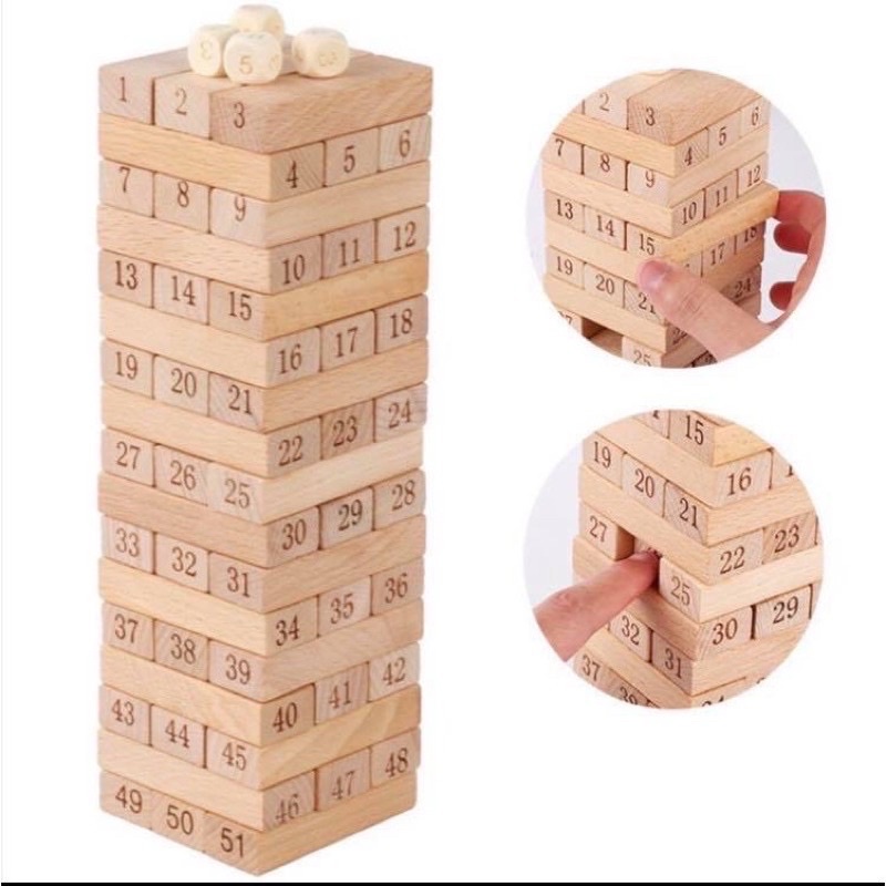 💥SALE SỐC💥 BỘ CHƠI RÚT GỖ LOẠI TO✔️