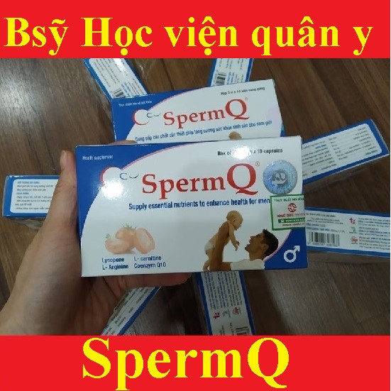 (CHE_TÊN) SpermQ  [Sperm Q]– Mạnh tinh trùng,tăng sức khỏe nam giới,giảm vô sinh,giúp mang thai tự nhiên,hộp 30 viên | BigBuy360 - bigbuy360.vn