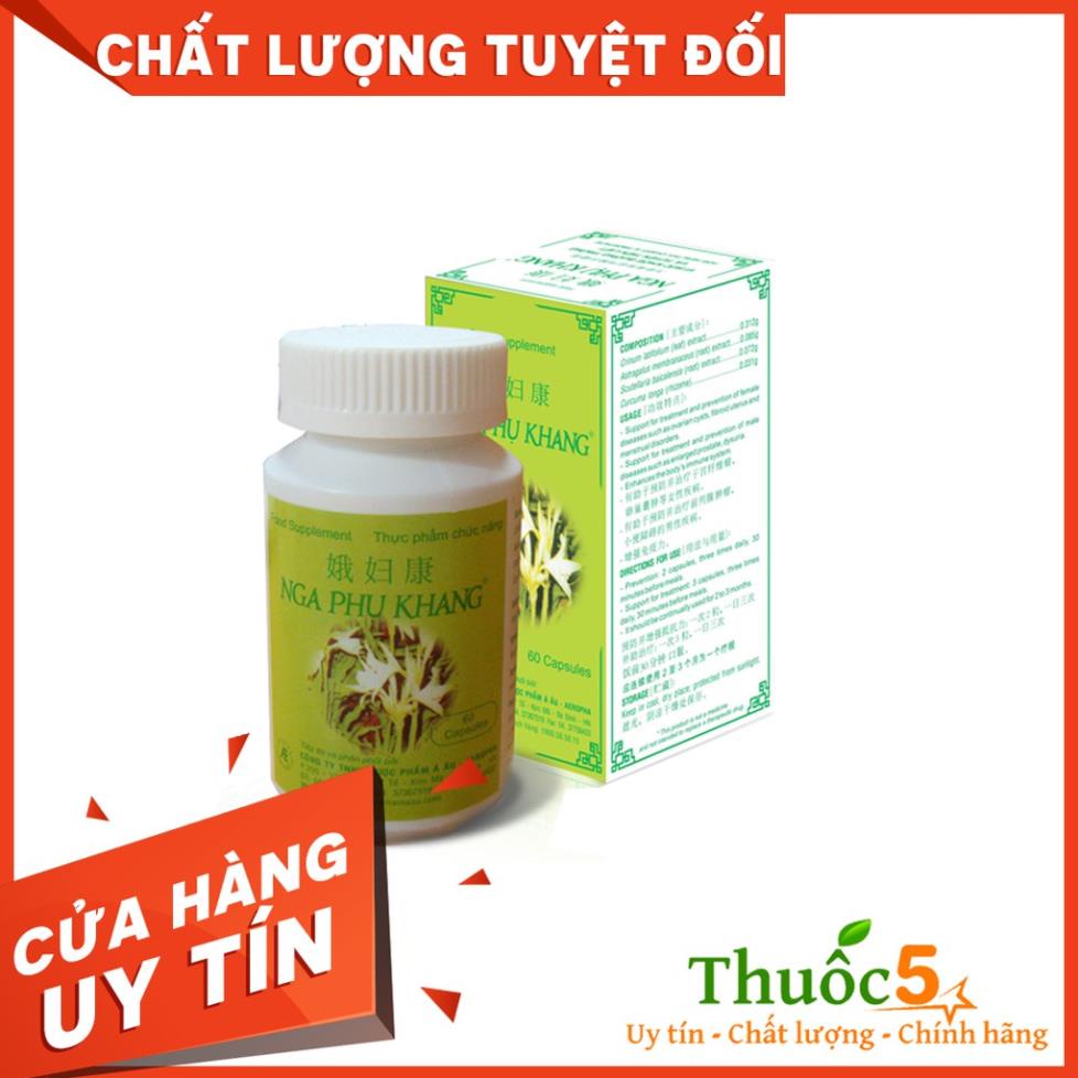 [GIÁ GỐC] Nga Phụ Khang cải thiện u nang buồng trứng hộp 60 viên