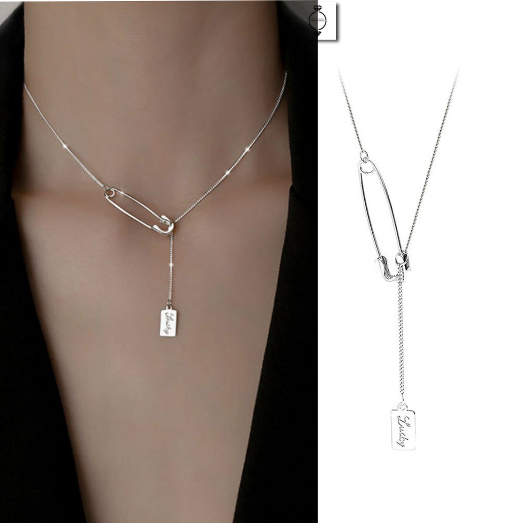 Dây chuyền bạc ý 925 kim tây treo dài nam nữ