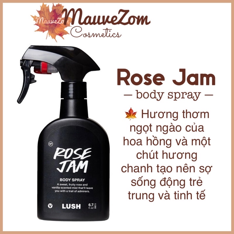 Xịt toàn thân Rose Jam body spray - LUSH