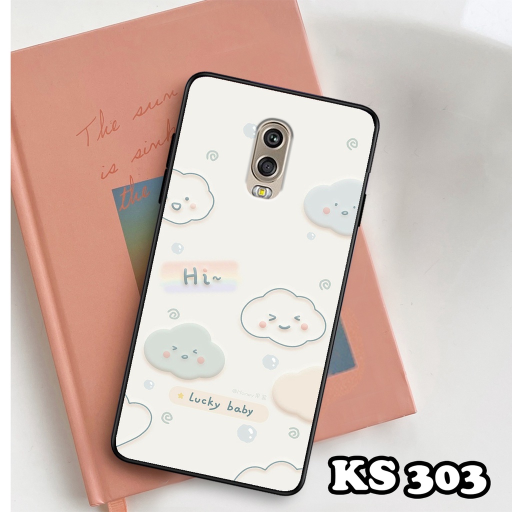 Ốp lưng Samsung J7 Pro - J7 Prime - J7 Plus - J7 2015 - J7 2016 - Ốp Samsung in hình Gấu&amp;Thỏ - Lưng nhám viền TPU