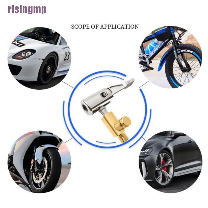 Kẹp Bơm Hơi Lốp Xe Bằng Thép Không Gỉ Tiện Dụng