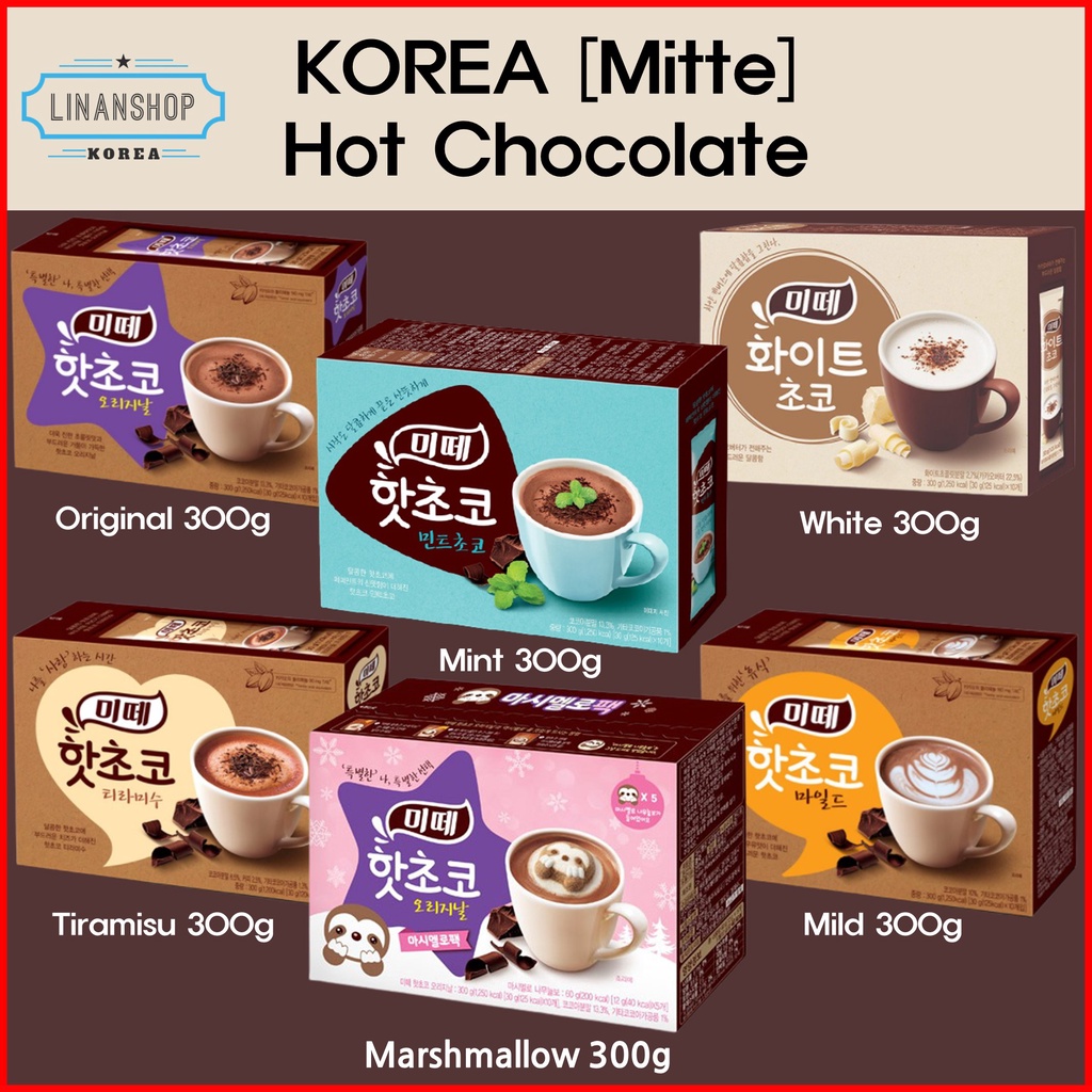 Bột socola hòa tan dòng sản phẩm cocoa Hàn Quốc 300g 30g x 10 gói