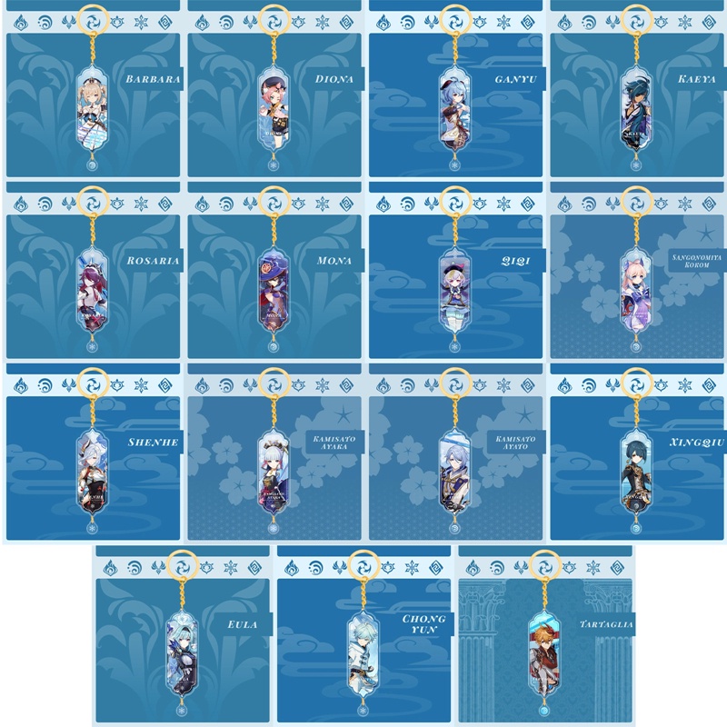 Móc Khóa Hình Nhân Vật Game Dễ Thương