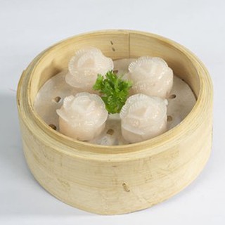 Há cảo (dimsum) hoa hồng 880gr - nhân hải sản siêu ngon từ nhà hàng Bamboo gói 40 viên đẹp mắt, hấp, chiên, thả lẩu