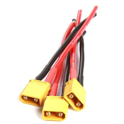 [HCM] - Dây nguồn 14AWG cho PDB | ESC | Pin Lipo Amass hàn sẵn jack XT60 dài từ 10cm-12cm