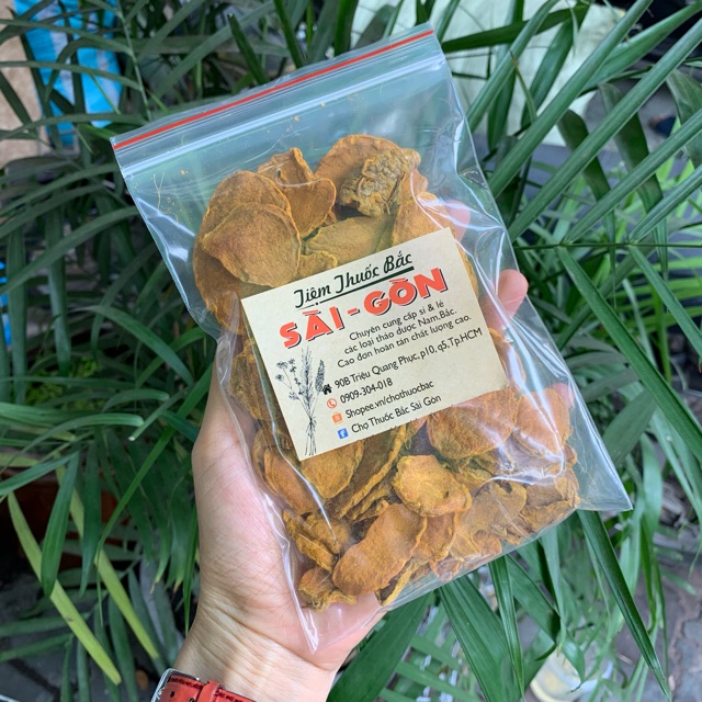 Nghệ Vàng Thái Lát khô 100g