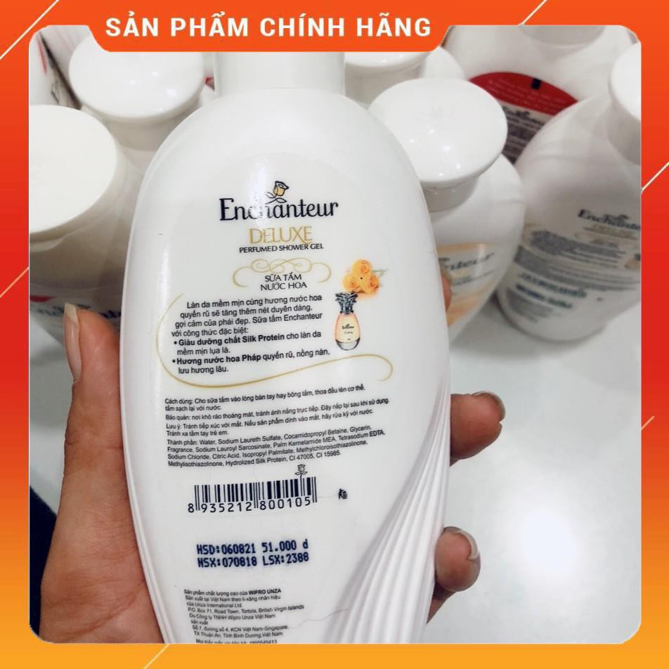 Sữa tắm hương nước hoa Enchanteur Deluxe Perfumed Shower Gel