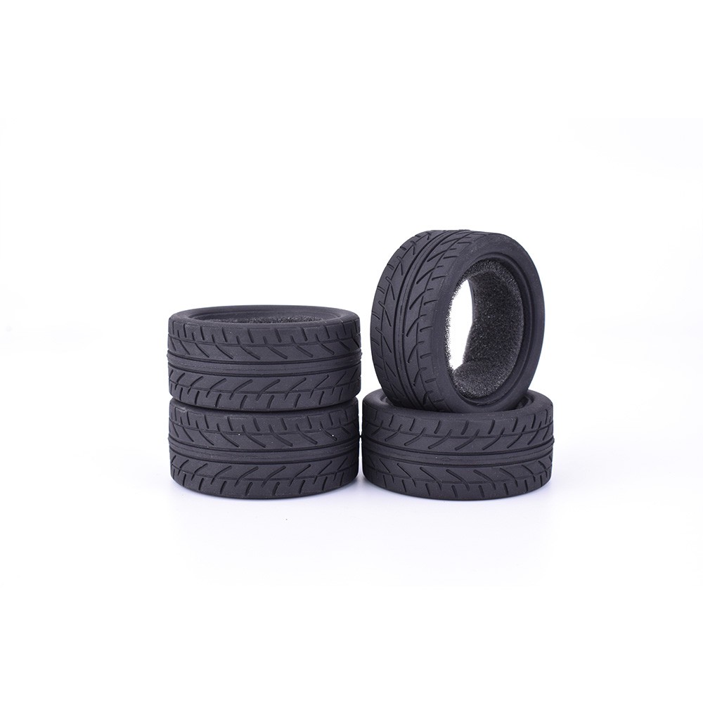 Bộ 4 Bánh Xe Cao Su AUSTAR AX-8002 26mm Cho Xe Điều Khiển 1/10 TAMIYA HPI HSP