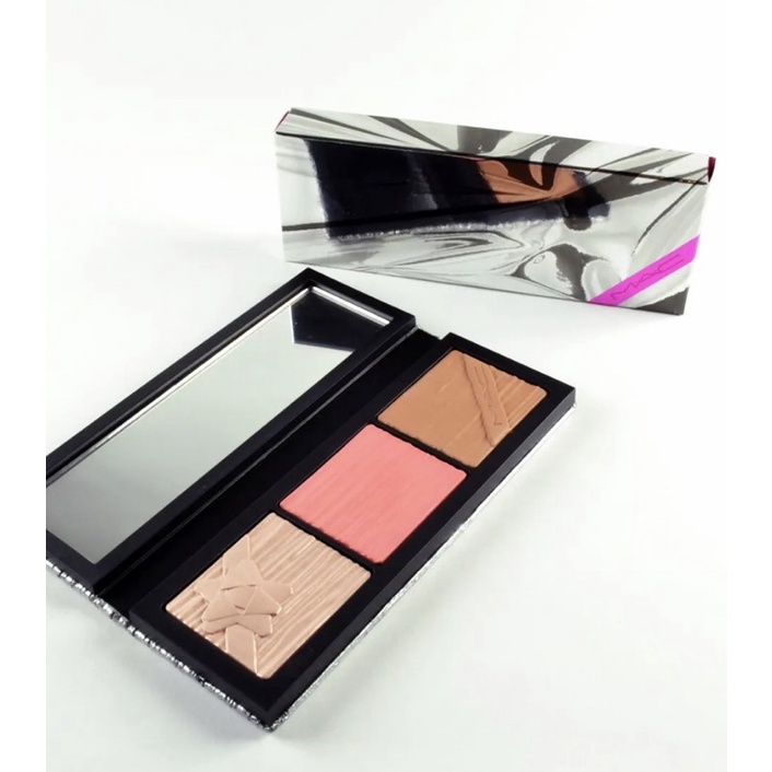 SALE12 - bảng bắt sáng khối má 3 ô MAC tông Fair