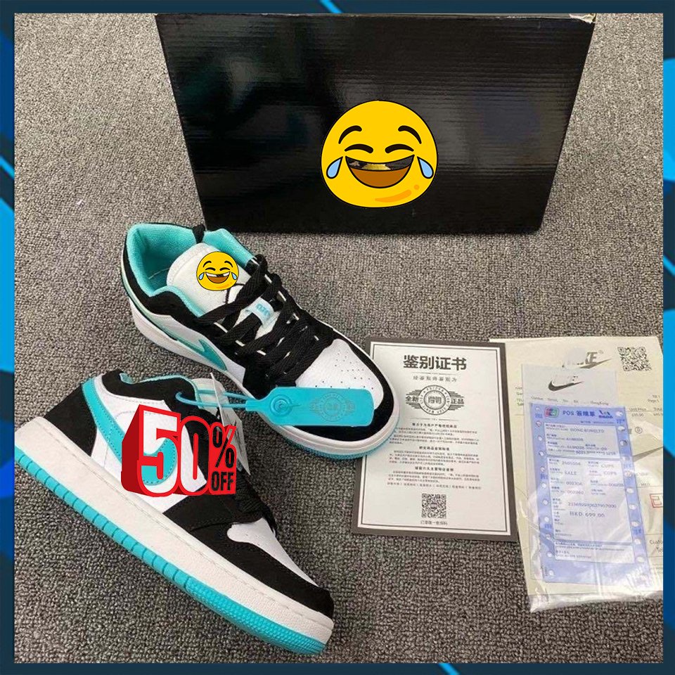 Giày thể thao sneaker JD Xanh Ngọc Cổ THẤP hight full size nam nữ | BigBuy360 - bigbuy360.vn