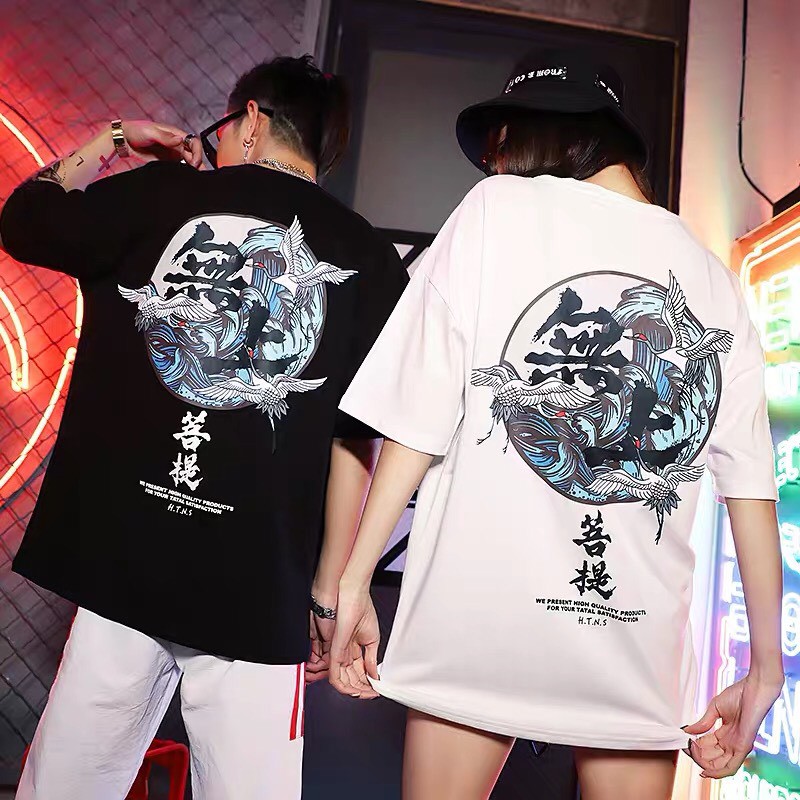 Áo thun tay lỡ unisex form rộng WIND DISOUT phông rộng nam nữ phong cách oversize ulzzang | BigBuy360 - bigbuy360.vn