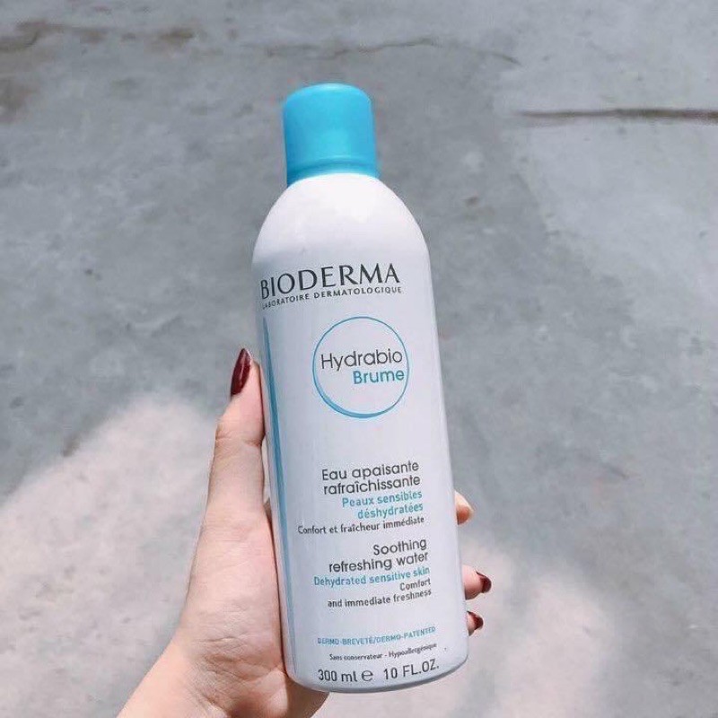 Xịt khoáng bioderma Hydrabio Brume 300ml pháp