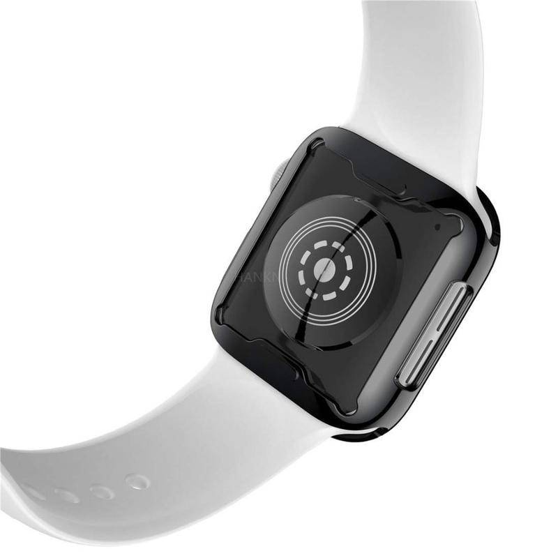 Ốp TPU mạ viền 360 độ bảo vệ đồng hồ thích hợp cho Apple Watch Series 7 41mm 45mm 6 5 4 3 2 1 42mm 38mm 44mm 40mm