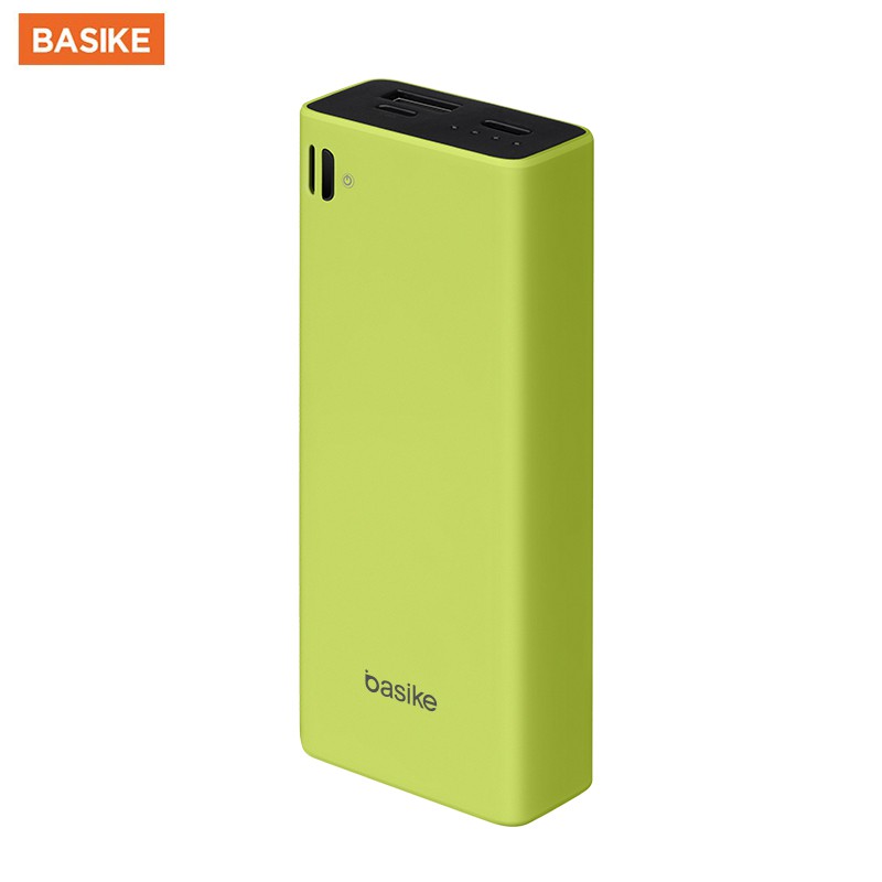 Sạc Dự Phòng Basike 10000Mah Có Đèn Led Với 2 Cổng Đầu Ra