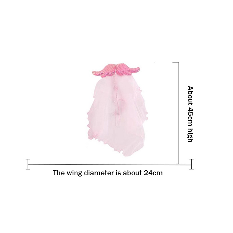 Phụ Kiện Kẹp Tóc Vải Lưới Ba Chiều Kiểu Công Chúa Đáng Yêu Dành Cho Bé Gái