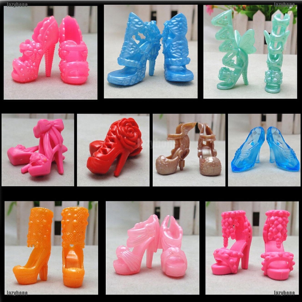 Bộ 20 / 10 Đôi Giày Cho Búp Bê 11