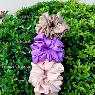 Đồ buộc tóc scrunchie bigsize Lụa Tô Châu cao cấp