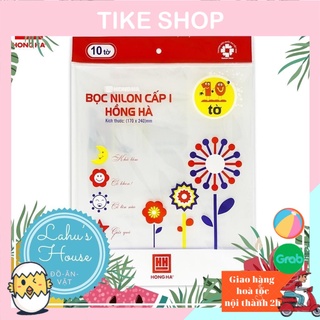 Bọc vở ni lông cấp I Hồng Hà tập 10 chiếc