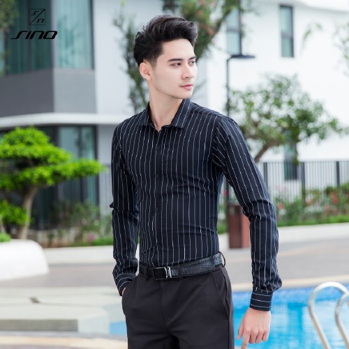 Áo Sơ Mi Nam FLASHBACKS Dài Tay - Thiết Kế Công Sở Cho Phái Mạnh - Chính Hãng Flashbacks - AD00009 | BigBuy360 - bigbuy360.vn