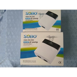 Mila máy sủi khí oxy tích điện sobo 4 vòi thế hệ mới sb-568 - phòng cúp điện cho hồ cá