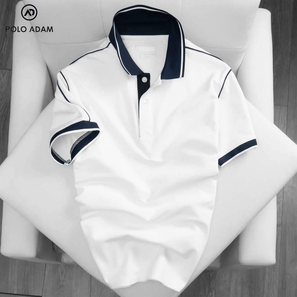 Áo  POLO Nam cổ bẻ phối viền sang trọng cotton cao cấp POLO ADAM-PL0004