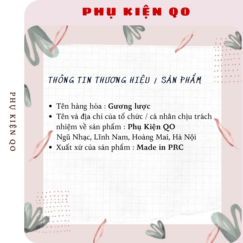 Gương trang điểm tai mèo mini để bàn dễ thương