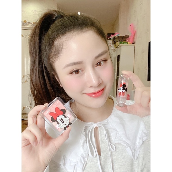 [Tặng son dưỡng]Phấn má Mickey Hồ Ngọc Hà MOI Cosmetics