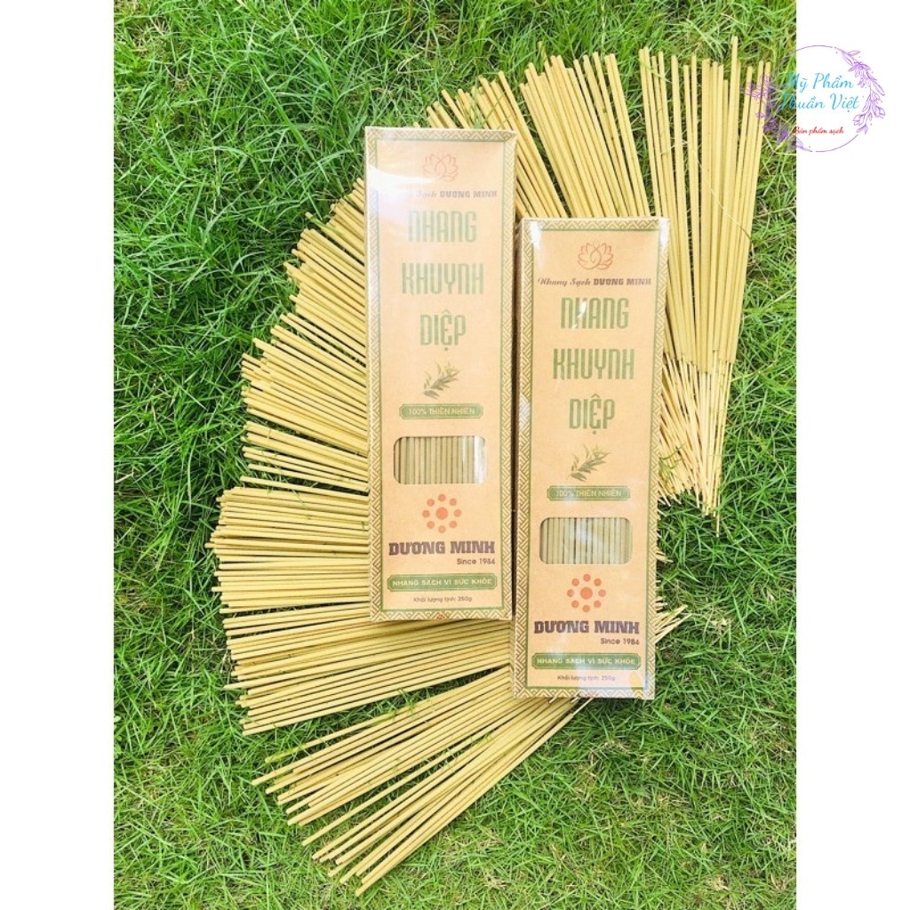 Hộp nhang sạch Dương Minh 85-250G - Hương quế, bồ kết, khuynh diệp, trầm hương - An toàn sức khỏe