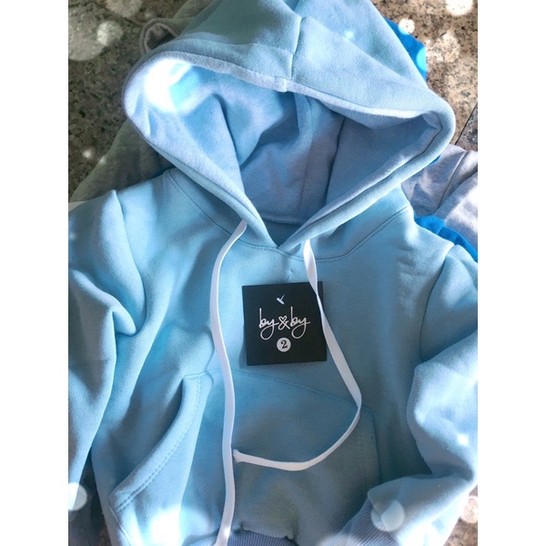 Hàng loại 1: Áo hoodie tai thỏ bé trai bé gái