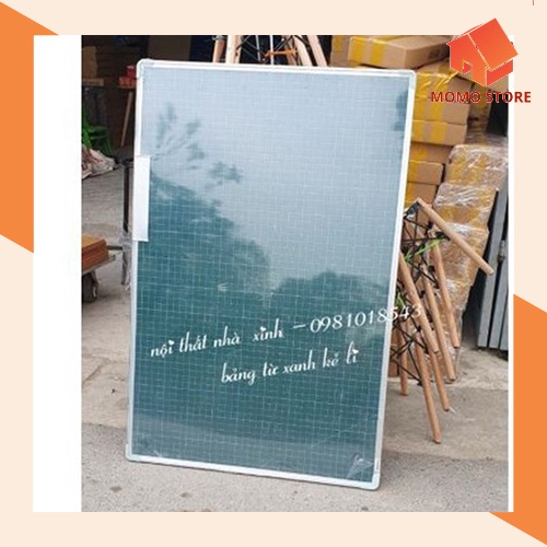 bảng ⚡ bảng từ xanh kẻ ô li ⚡ kích thước 80*120 ⚡ viết phấn