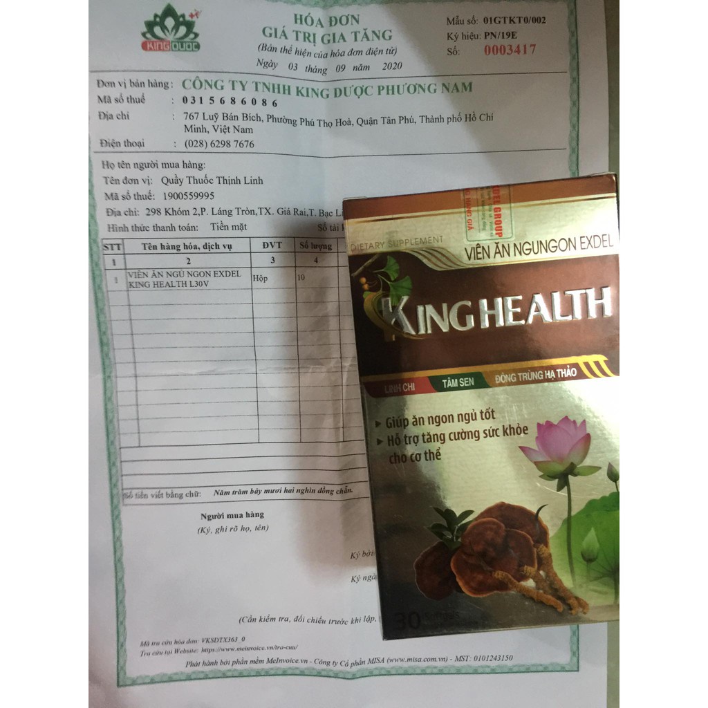 Viên ăn ngủ ngon Exdel King Health - Giúp ăn ngon ngủ tốt, phục hồi sức khoẻ - Hộp 60 viên, lọ 30 viên