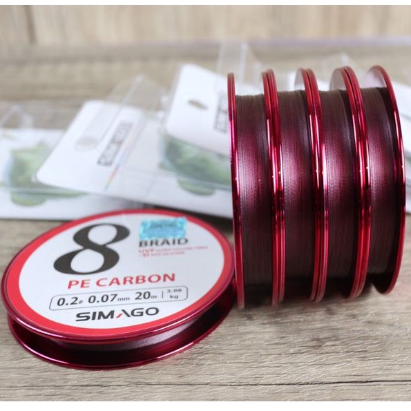 Dù câu cá PE Carbon Shimago 20m siêu bền