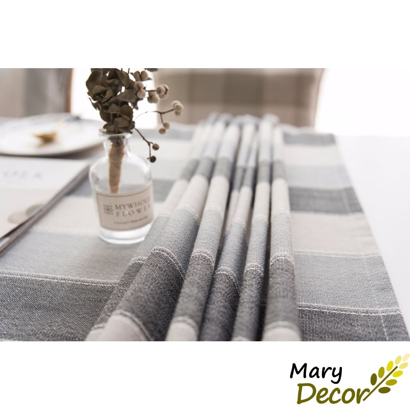 Khăn trải bàn cao cấp Mary Decor chất liệu cotton thêu - KBCC01