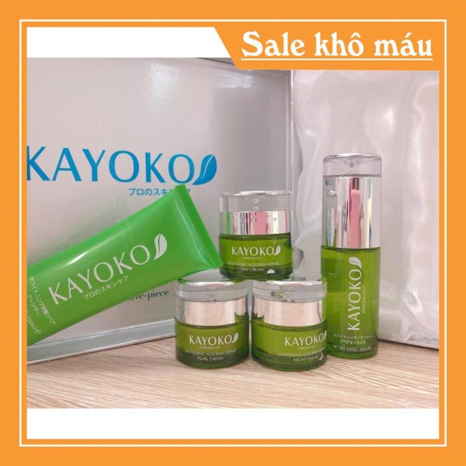 Bộ Mỹ Phẩm Nám Kayoko Xanh 5in1 Nhật Bản Cao Cấp