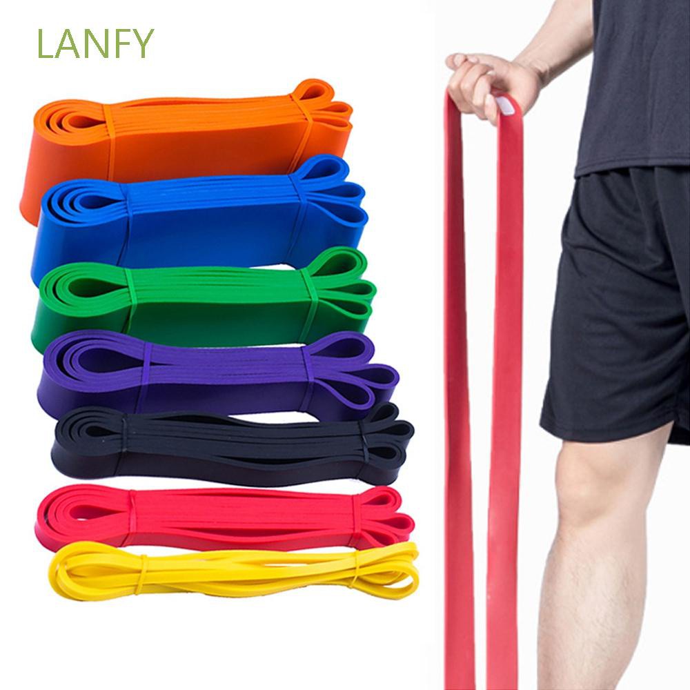 LANFY Elastic Resistance Band Pull Up Sports Accessory Workout Band Training for Women Man Equipment Muscle Strength Fitness Yoga Supplies/Multicolor