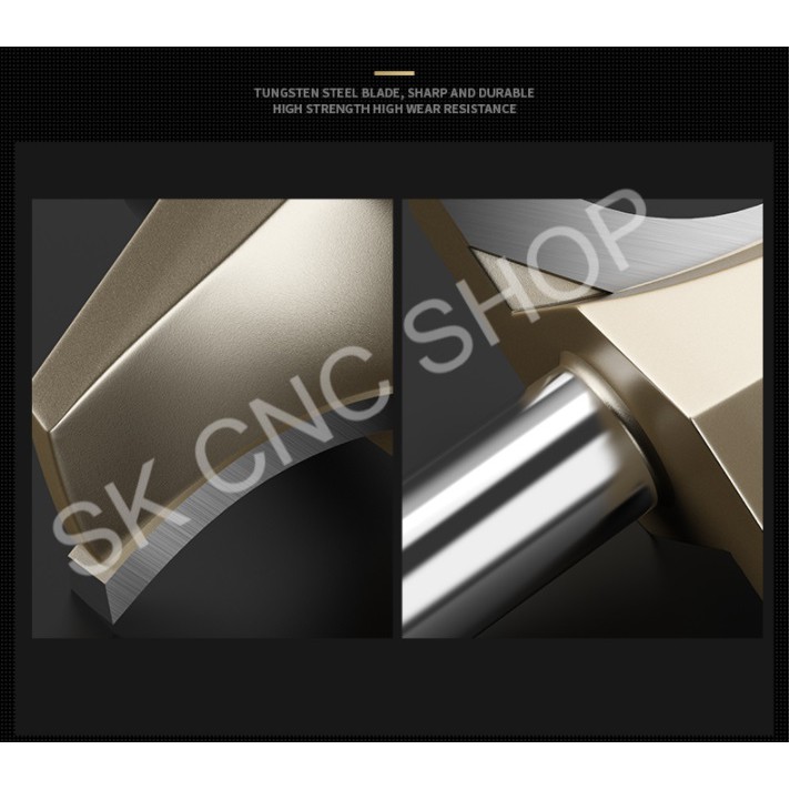 Mũi phay gỗ Bo góc tròn - ROUTER - SK CNC SHOP