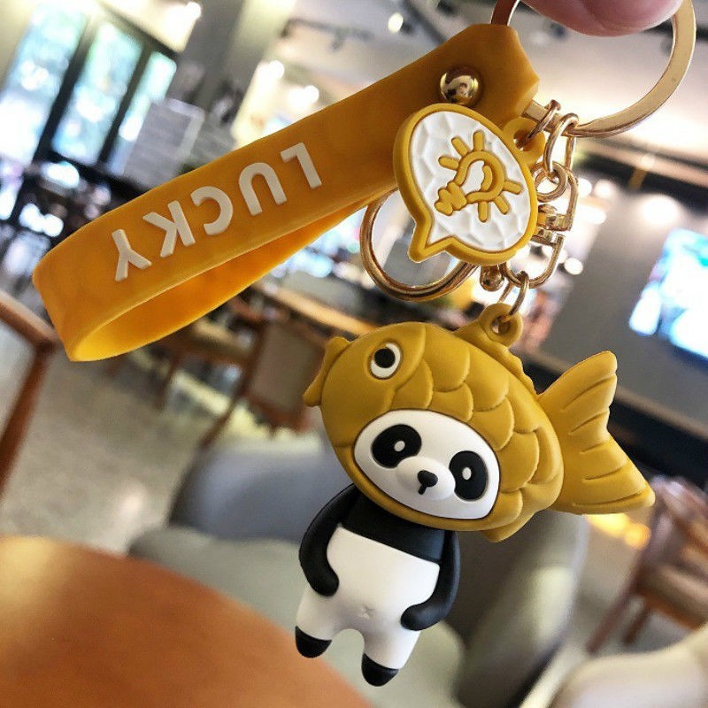 Móc Khóa Hình Mèo Hoạt Hình Xinh Xắn