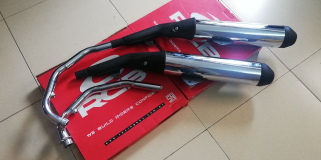 Pô sonic chữ redleo tiếng êm và móc  full cổ cho winner exciter raider raider fi