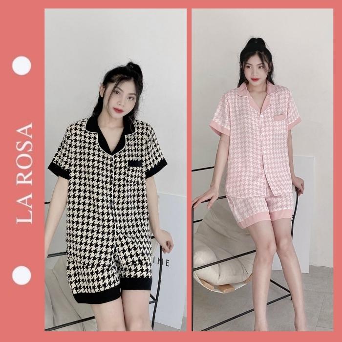 Đồ bộ nữ pijama mặc nhà lụa mango đồ ngủ nữ lụa mùa hè LA ROSA BN04