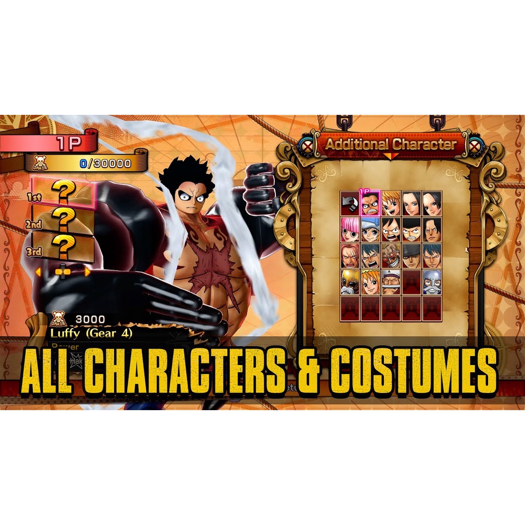 Đĩa Game Ps4 One Piece Burning Blood