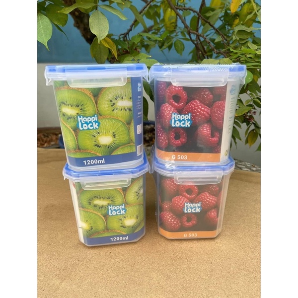COMBO 3 HỘP NHỰA HAPPI LOCK 1200ml